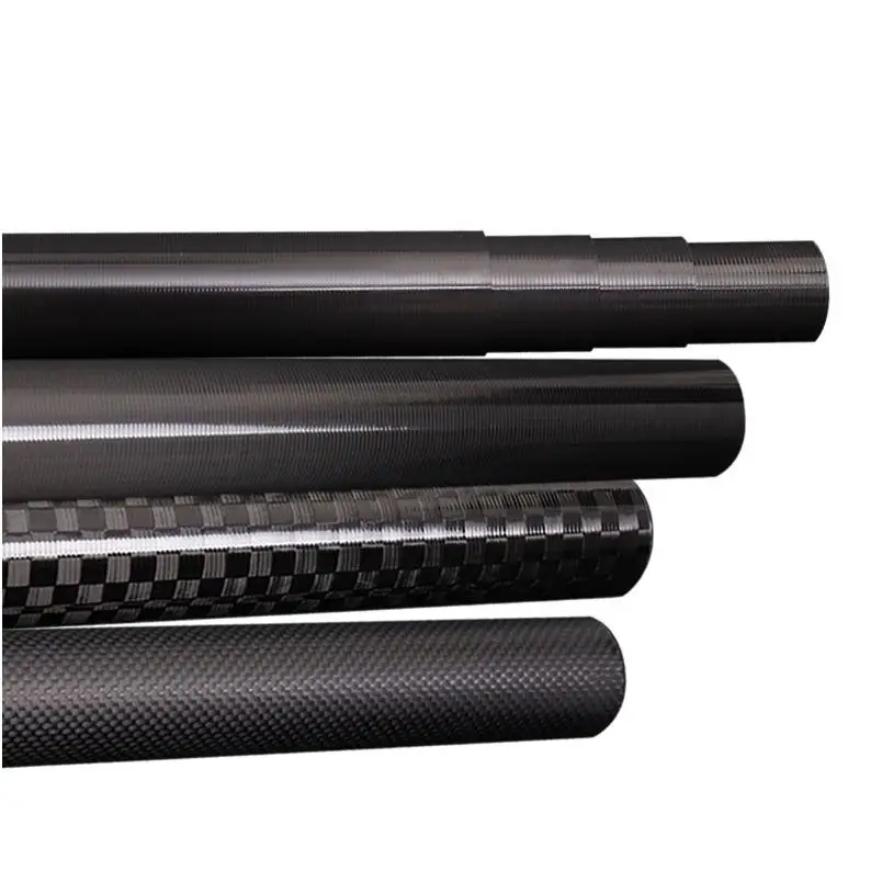 Carbon Fiber Tube Pole Rectangular Sheet Forged 10M Oem/Odm New Arrivals Price Per Meter Wholesale Carbon Fiber Speargun Tubes