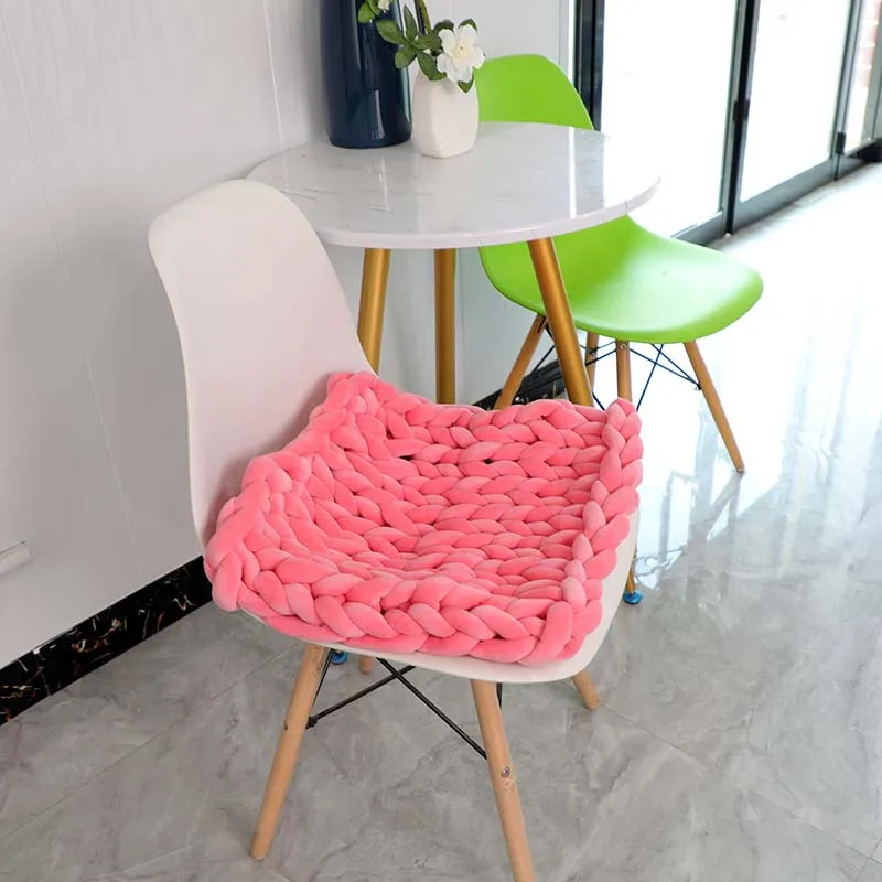 Dimuni super chunky knitting 20mm hollow giant cotton tube yarn