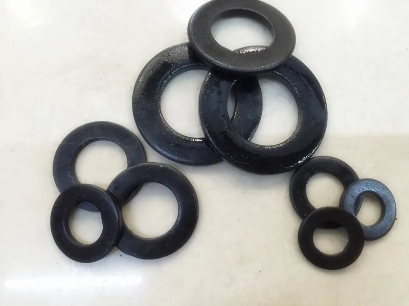 Factory direct sales of high standard carbon steel galvanized thin round hard flat washer
