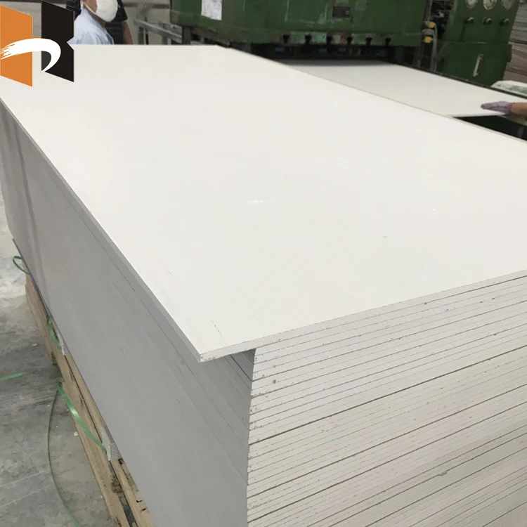 12mm Dry Wall Board Gypsum Panel Plasterboard For Decorative Partition