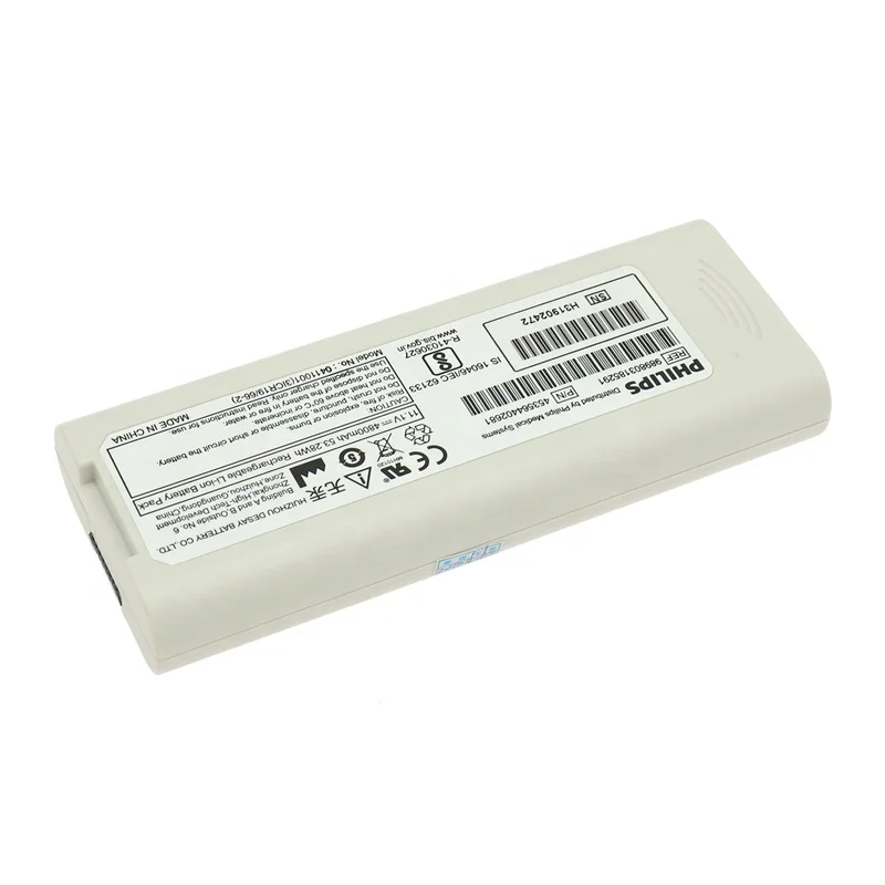 989803185291 RHINO POWEER TC10 Battery 11.1v 4800mAh For Philip 453564402681 Monitor TC20 0411001 3ICR19/66-2 Lithium ION