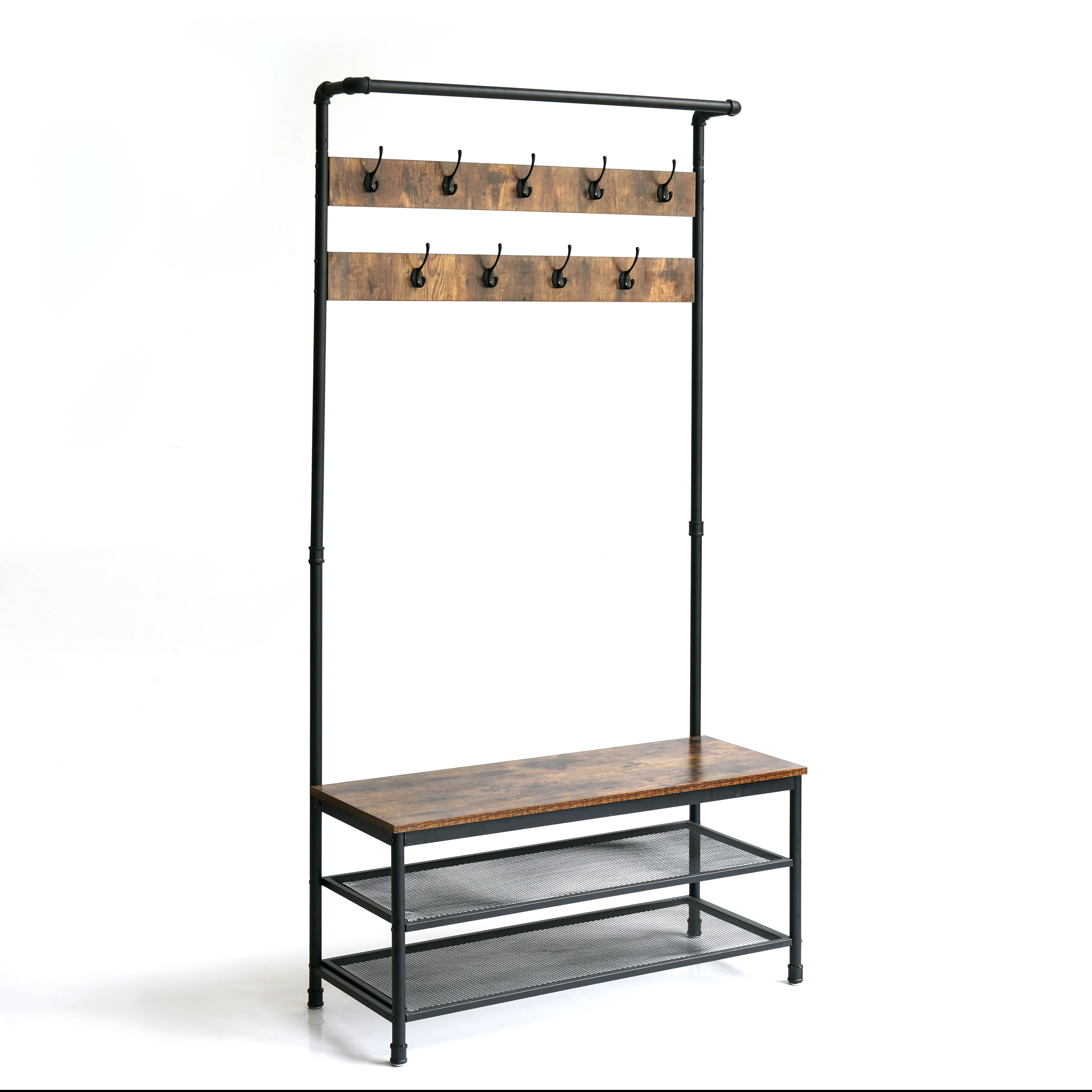 Hall Tree Furniture Ironwood Cloth Tree Modern Design