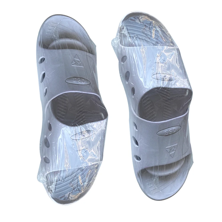 Manufacturer ESD Slipper SPU Unisex New Design Non-slip Cleanroom Esd Antistatic Slipper