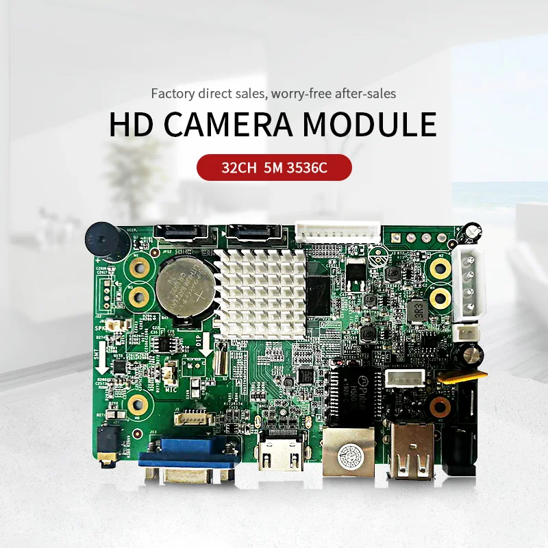 ON SALE!!! CCTV security camera system TAOSHI NVR NBD3532E_H2 5M 32 channel PCB mainboard