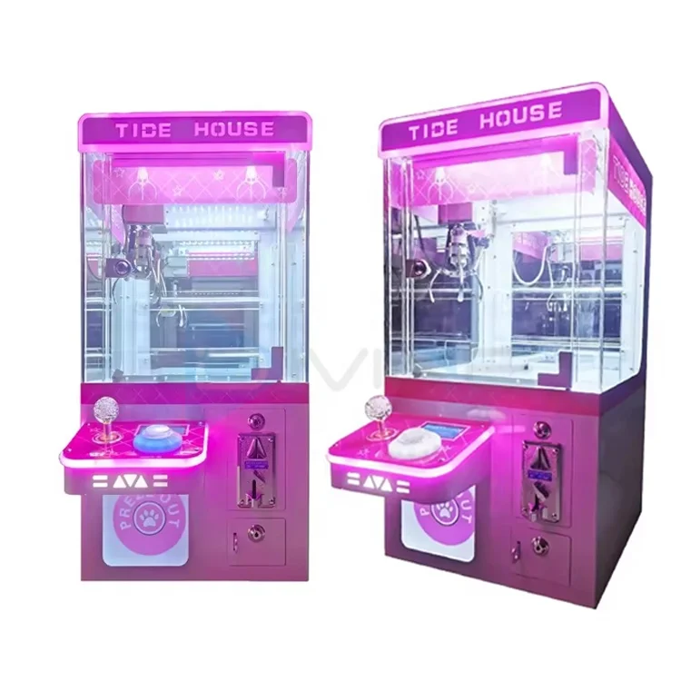 Coin Operated Claw Crane Machine Table Crane Machine Mini Claw Plush Toys Prize Vending Machine