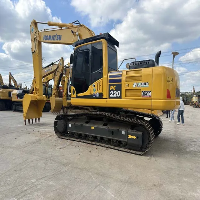 Used Komatsu PC200-8 excavator 20t Komatsu PC200-8N1 PC220-8MO Used Excavator Komatsu PC220 excavator PC220 PC220-8MO For Sale