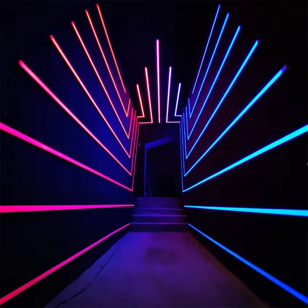 Factory Wholesale Custom LED Strip Light Indoor and Outdoor Decoration Arches Arbours Pergolas & Bridge WS2811 RGB LED Neon Flex