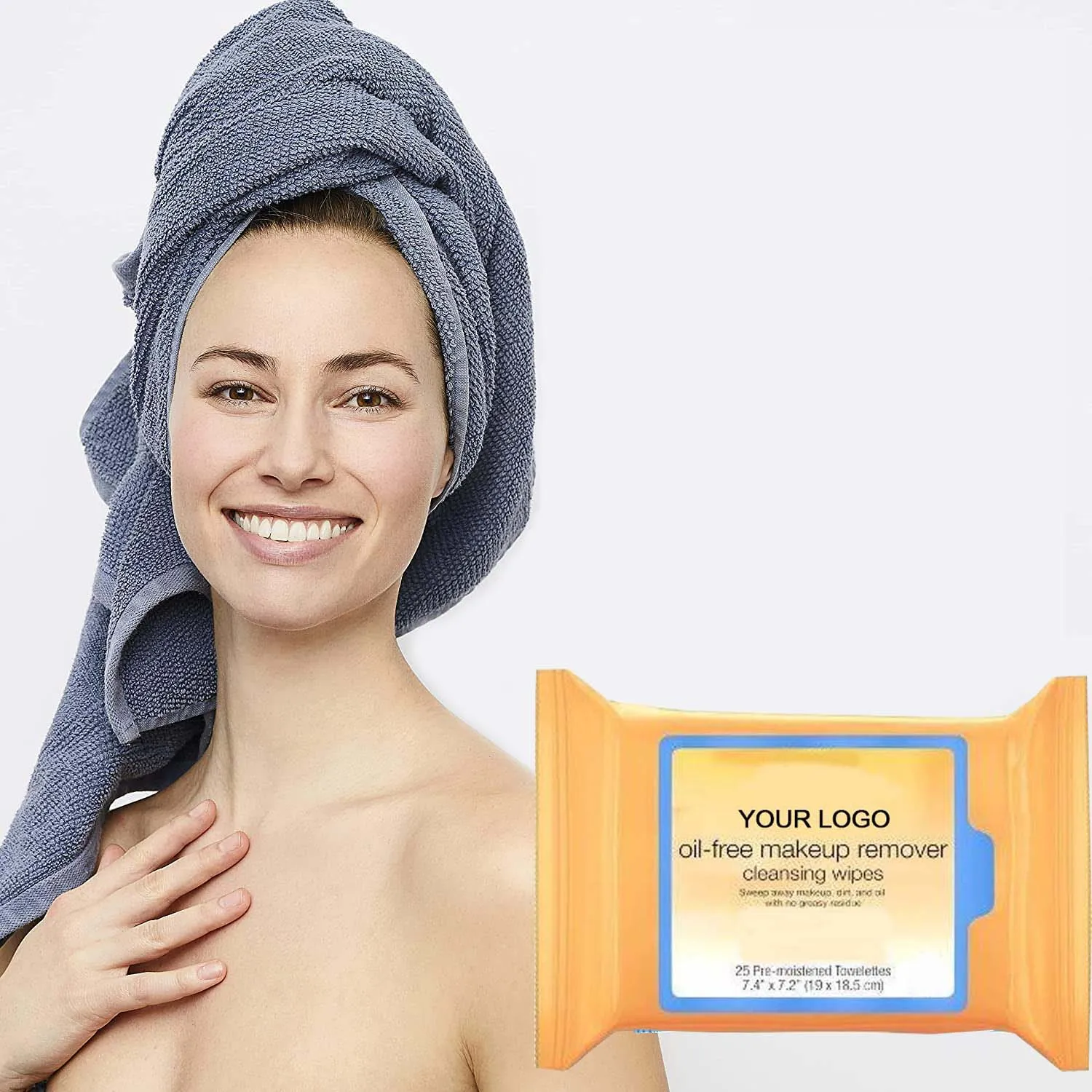 High Quality Private Label Biodegradable Alcohol Free Soft Thick Makeup Cosmetic Remover Wipes For Home