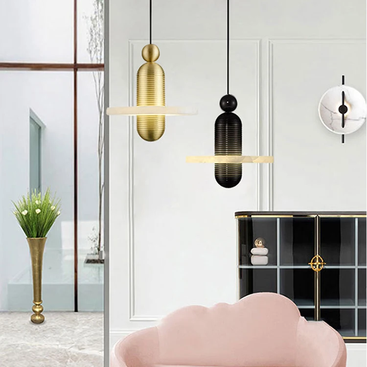 Industrial Wrought Iron Led Hanging Decor Vintage Black Dining Room Living Room Pendant Light