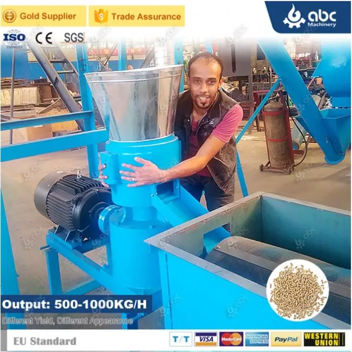 BEST Multifunctional Small Cattle Poultry Animal Broiler Chicken Livestock Feed Pellet Making Machine for Manufacturing Fodder