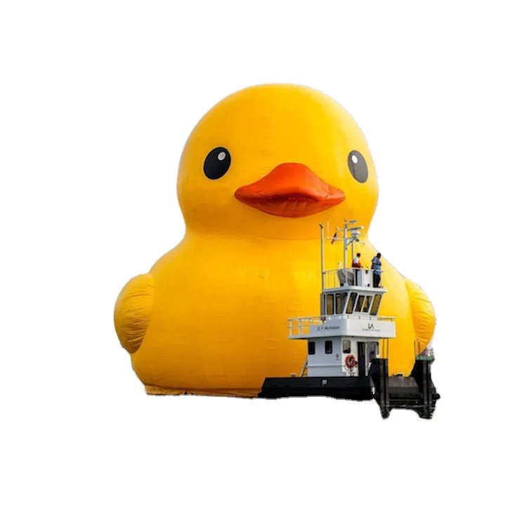Newest giant yellow inflatable duck  advertising duck pond inflatable inflatable rubber duck