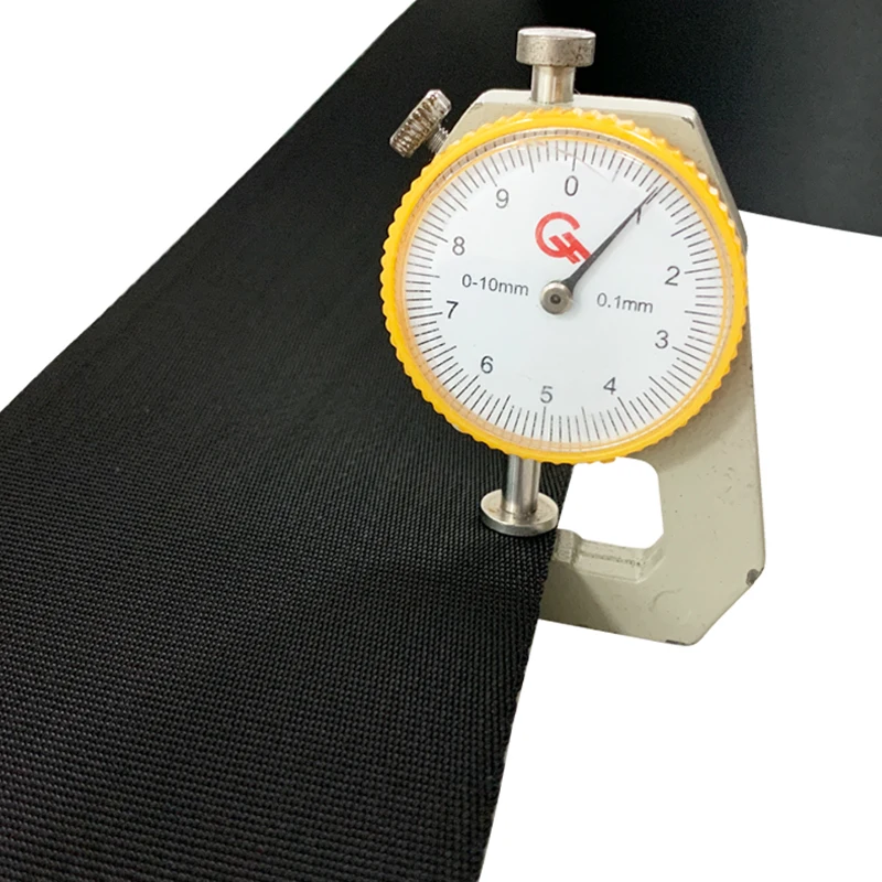 Jinsha Textile 7.5cm  Black Nylon Plain Webbing Xikeng Webbing with Ultra-wide Webbing Widened and Thickened