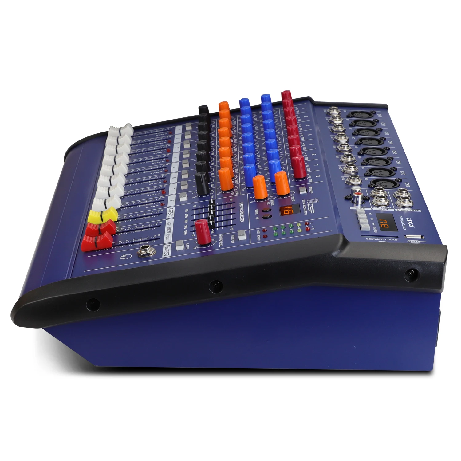 Stable quality Professional 8 Channel  USB Powered Amplifier Mixers