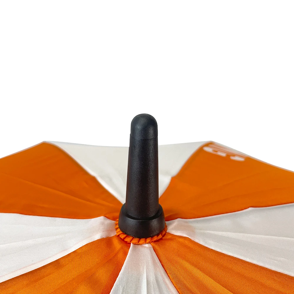 Ovida Promotional straight umbrella with white and blue color alternate