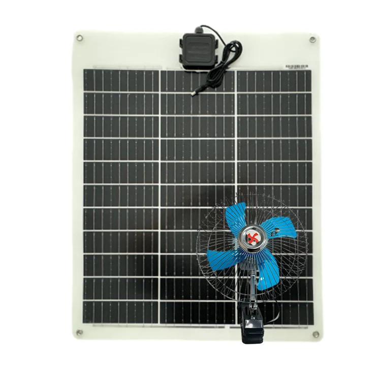 Car Mounted Fan 12V Large Truck Shaking Head Strong Wind Long-distance Passenger Car Mounted Small Fan 12 Inch Dual Motor Fan