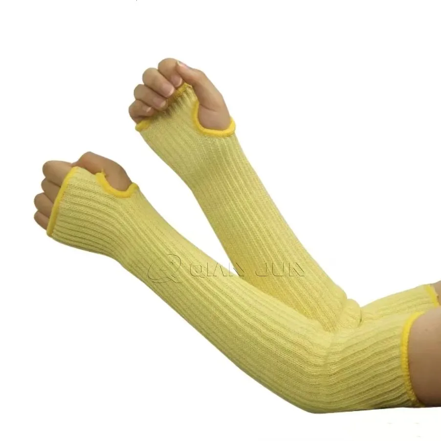 High Heat Resistance Kevlar Aramid Sleeve for glass tempering furnace