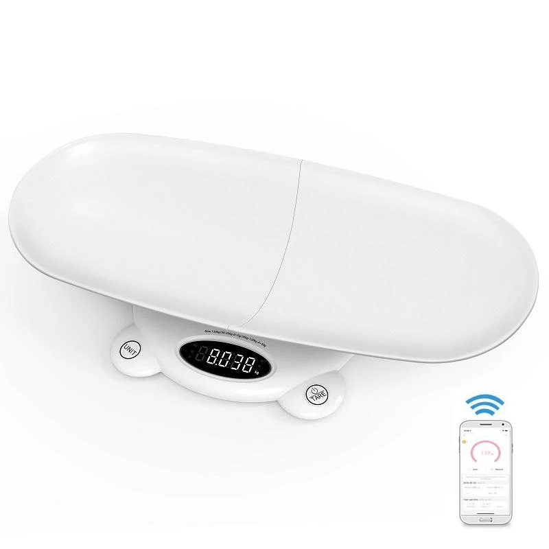Full Abs Design Removable 120Kg LED baby scale gros baby weight and height scale baby scale bluetooth