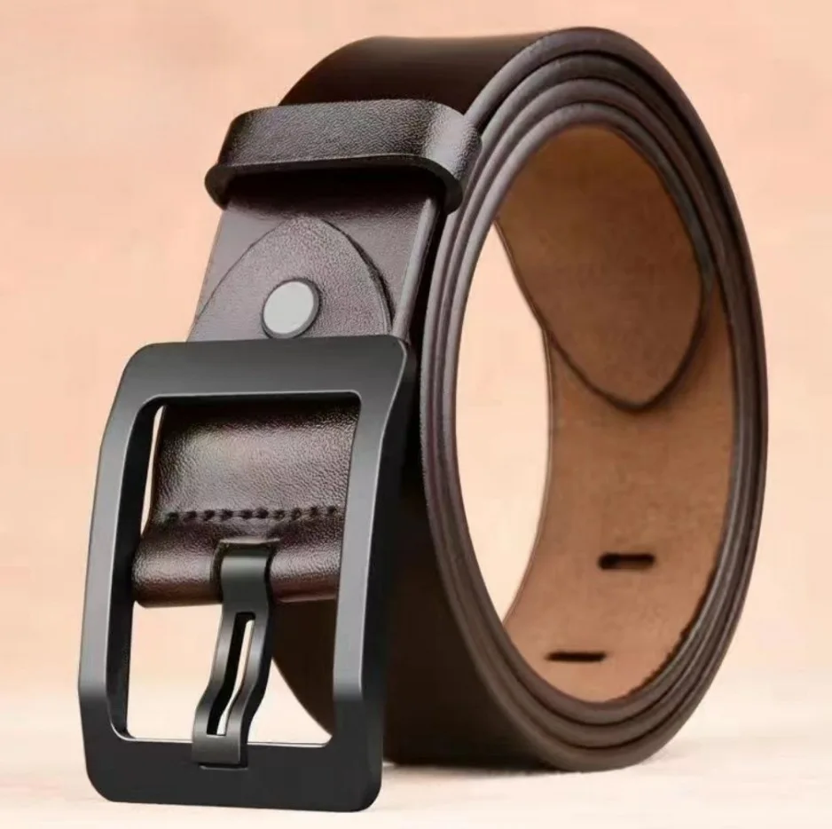 Designer Mens Fashion Casual High Quality Vintage Belts Men Genuine Leather Belt Male Cowboys Leather Belt For Men