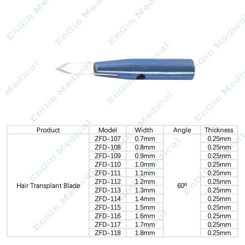 Good Selling Fue Hair Transplant Machine Punch For Blade Sapphire Implante Lion Scalpel Implant Microsurgery Set Knife