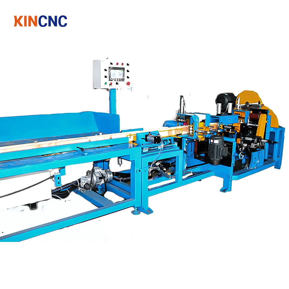 KINCNC Factory Price Automatic Wood Pallet Block Saw Cutting Machine Wood Block Cutter