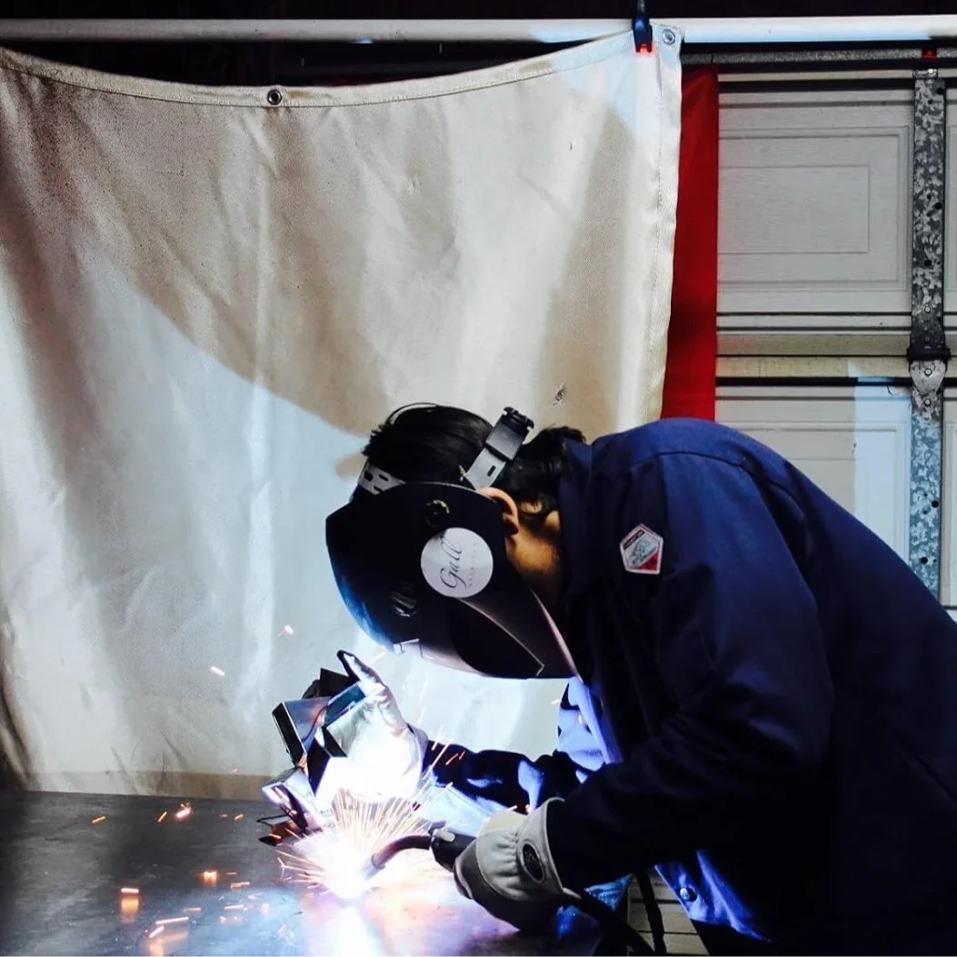 Custom fire retardant fiberglass fireproof 1.5mm welding blanket