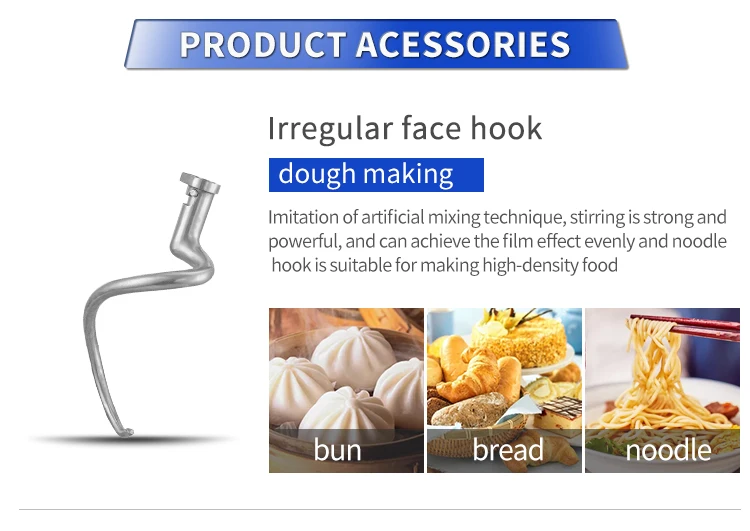 20l Kitchen Food Mixing Dough Mixer Cheap Planetary Commercial Dough Mixer Philippines Flour Pizza Cake Bread Bakery Dough Mixer