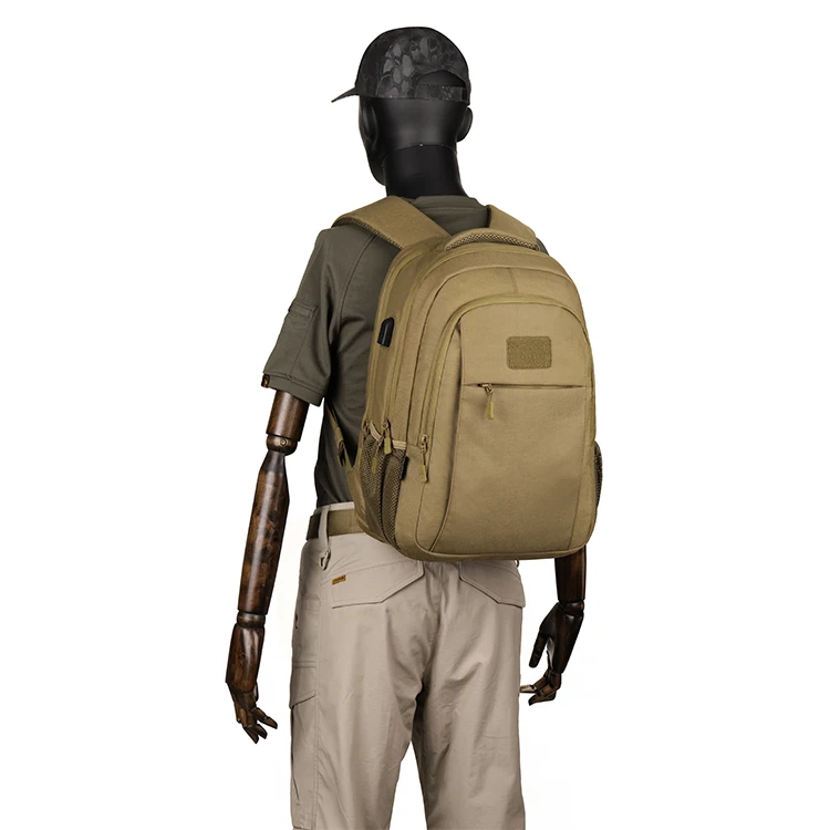 Waterproof 600D Oxford Camping Trekking Hunting Tactical Backpack MOLLE Bag Hiking Daypacks With Power Charging