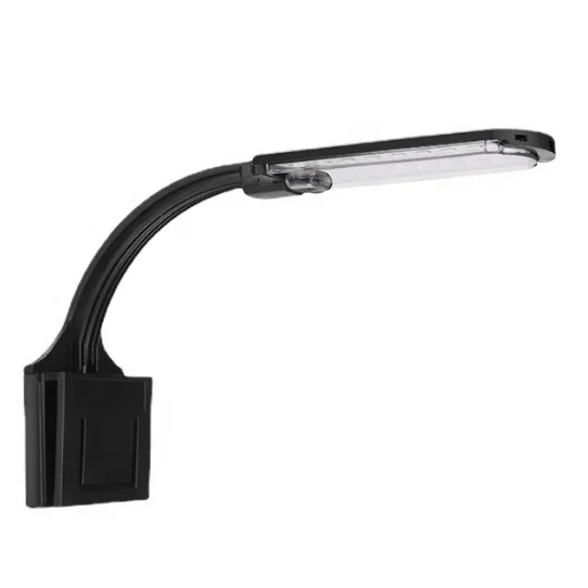 LED Fish Tank Clip Lamp X5-M Aquarium High-power Aquatic Plant Lamp Sea Water Mini Turtle Lamp Plastic Carton Box White 20-30CM