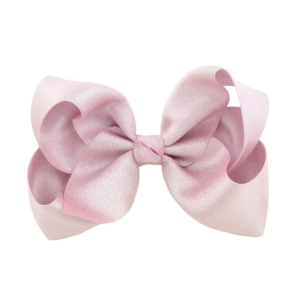wholesale cute custom design handmade baby hair ribbon bow for