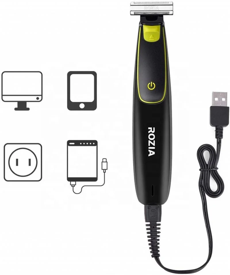  Лидер продаж Перезаряжаемый USB триммер для волос мужской набор ухода электрический