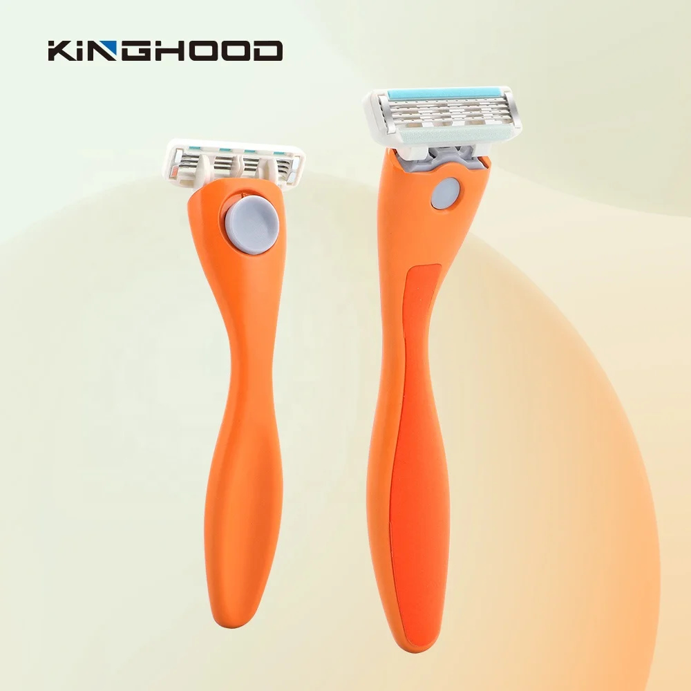 6 Blade Shaver Replacement Shave Knives Disposable Men Razors System Metal Shaver