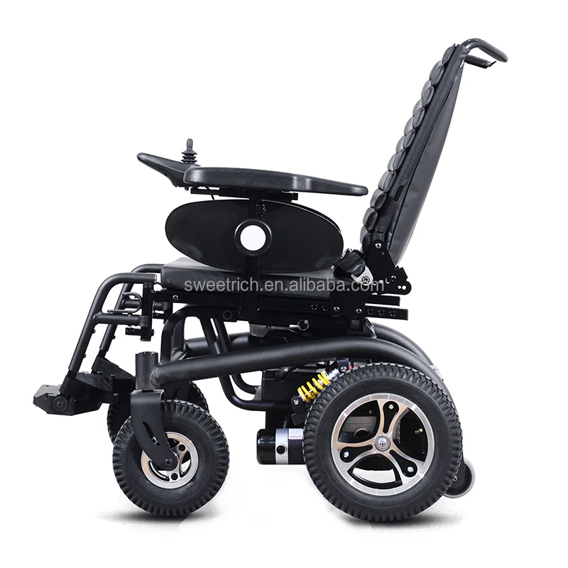 Foldable Aluminim Off Road Standing Cerebral Palsy Electric Wheelchair with Joystick Controller