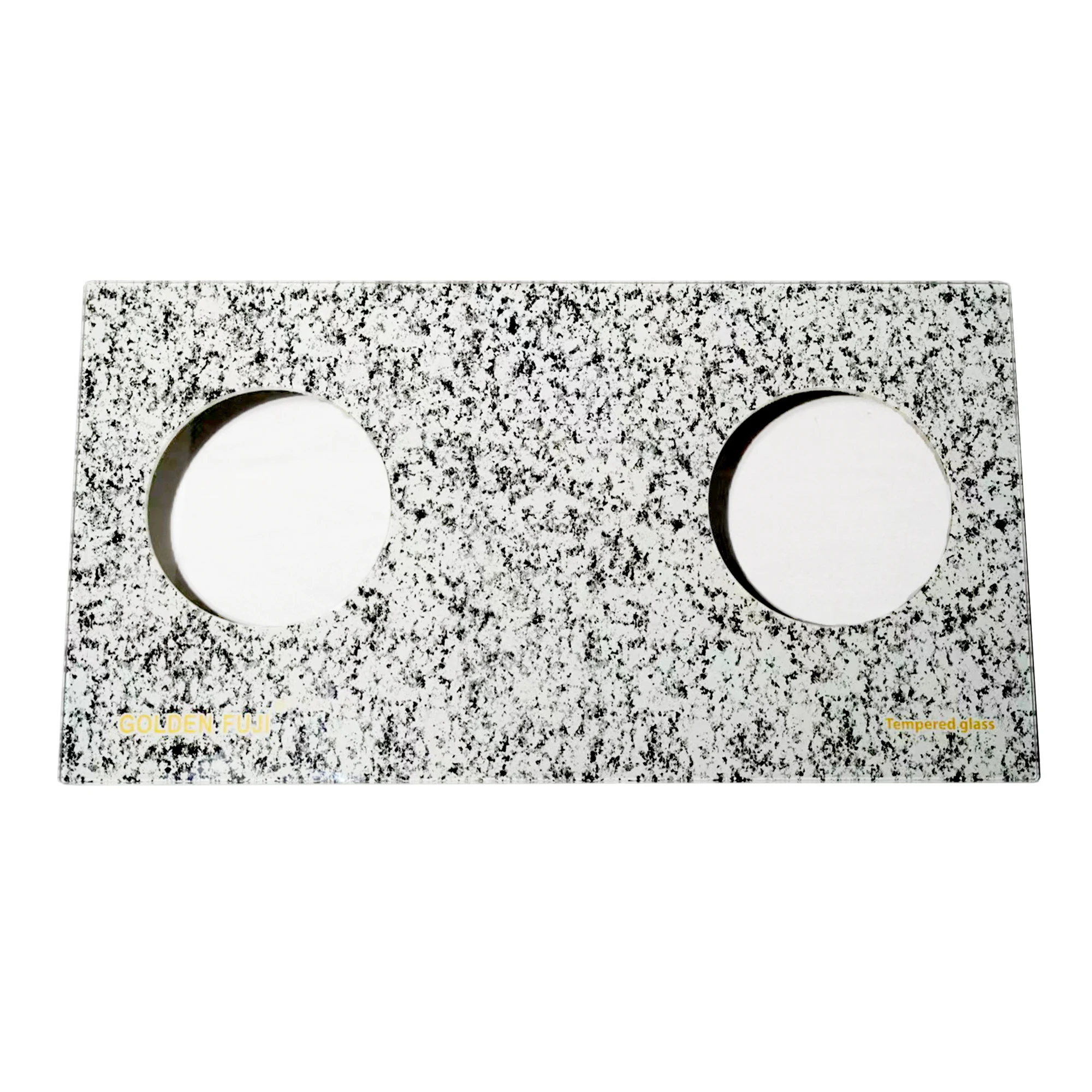 Stone pattern silkscreen process, double burner stove top glass, burner gas stove tempered glass gas stove accessories