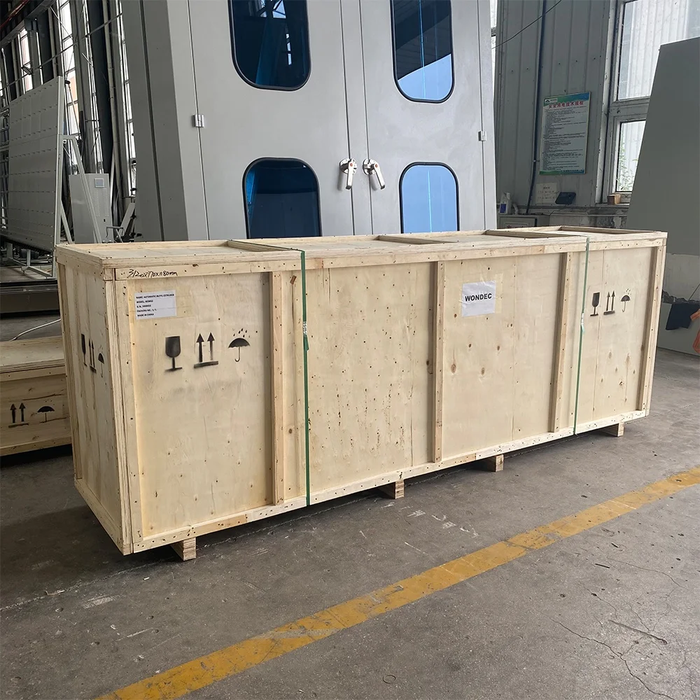 WONDEC High Performance Insulating Glass Primary Sealing Machine Horizontal Automatic Butyl Extruder with Tank Capacity 14kg