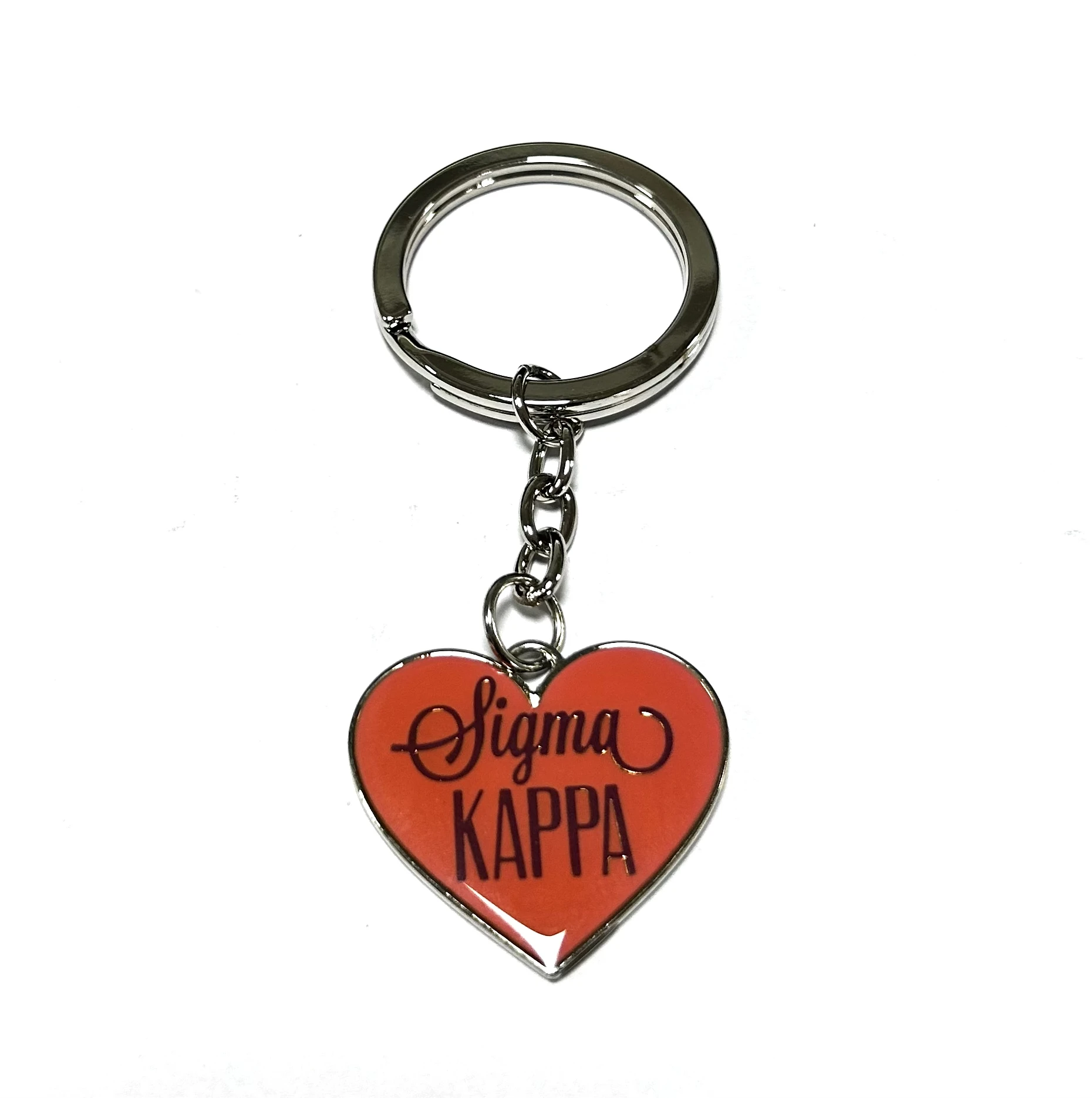 Manufacturer custom engraved brand logo metal keychain