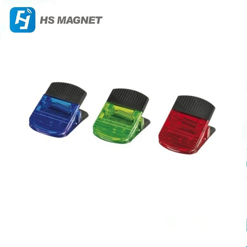 Пластиковый магнитный офисный зажим нового дизайна по низкой цене
