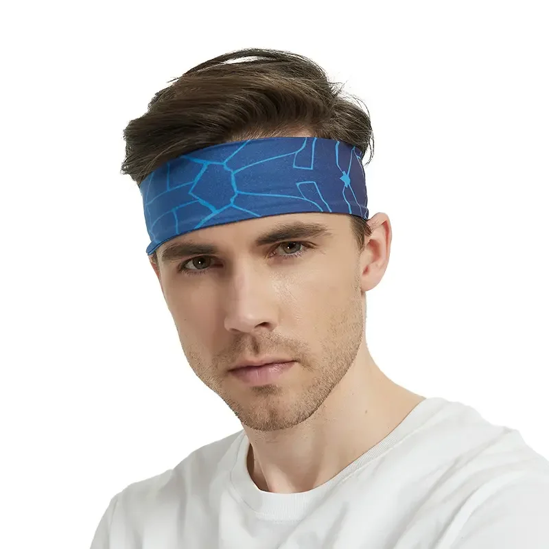 Wholesale Absorbent Sport Headband Sweatband for Men Women Yoga Hair Bands Custom LOGO Head Sweat Bands