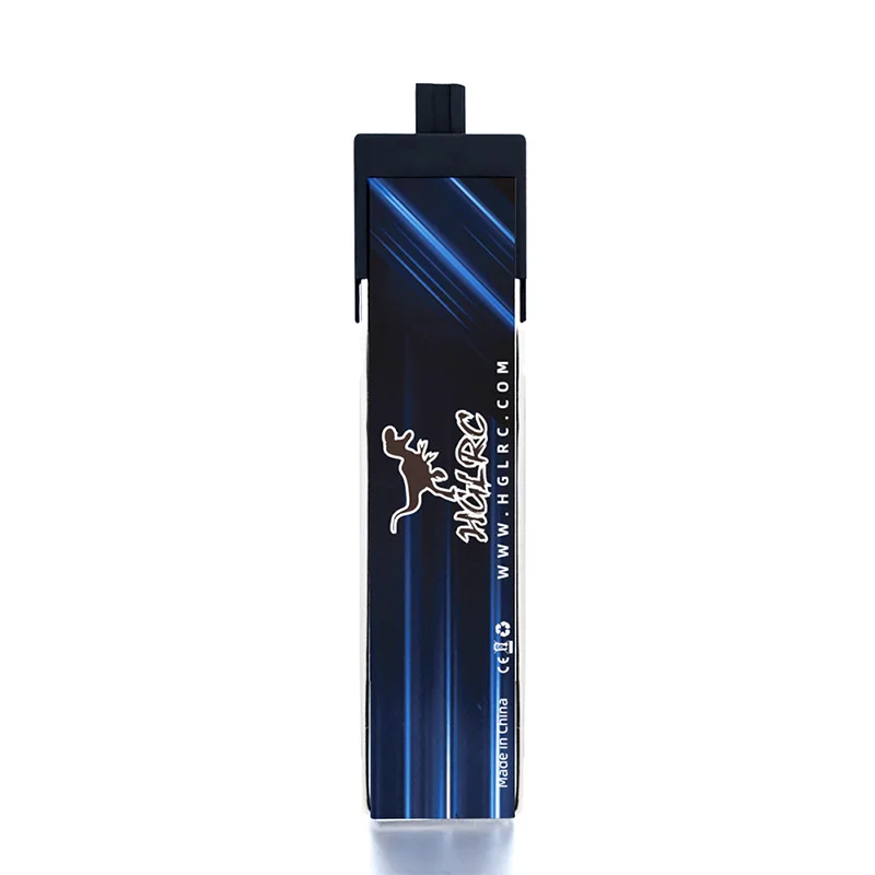 HGLRC Small Drone Battery 1S 550mAH Quadcopter Drone Battery Small Battery Pack For The Drone