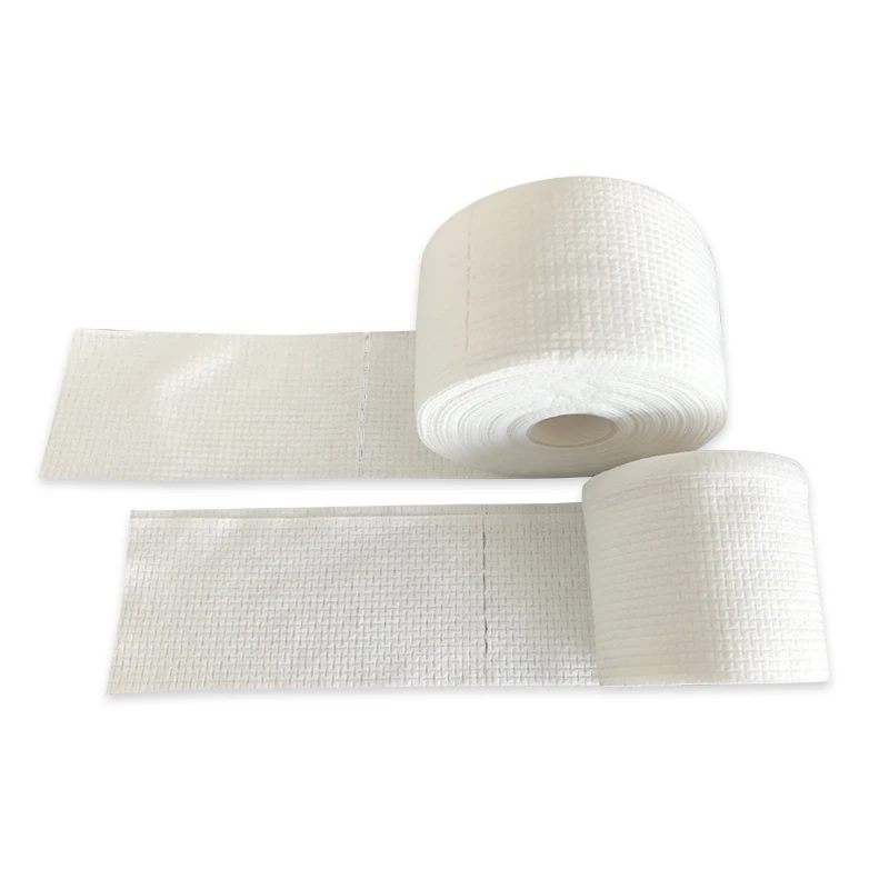 45g spunlace nonwoven fabric polyester/viscose soft disposable face towel
