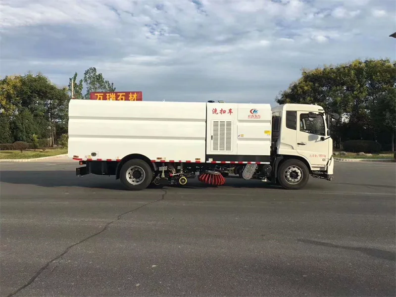 4x2 Dongfeng 16 tons High Pressure Jet Water Tank Spray Road Sweeper Truck for Road Clean
