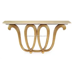 Роскошный классический стиль Goldleaf консоль стол Роскошный европейский стиль мебель для гостиной высококачественные консоли столы