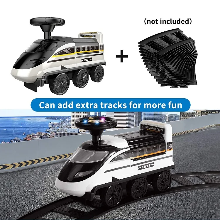 Children 2 IN 1 Function high speed train adventure deformation car electric ride on car for kids