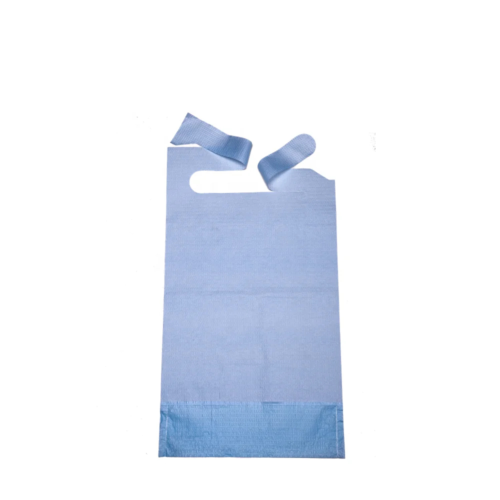 Hot selling Large Size Custom Adult Waterproof Bib OEM Service Disposable Apron