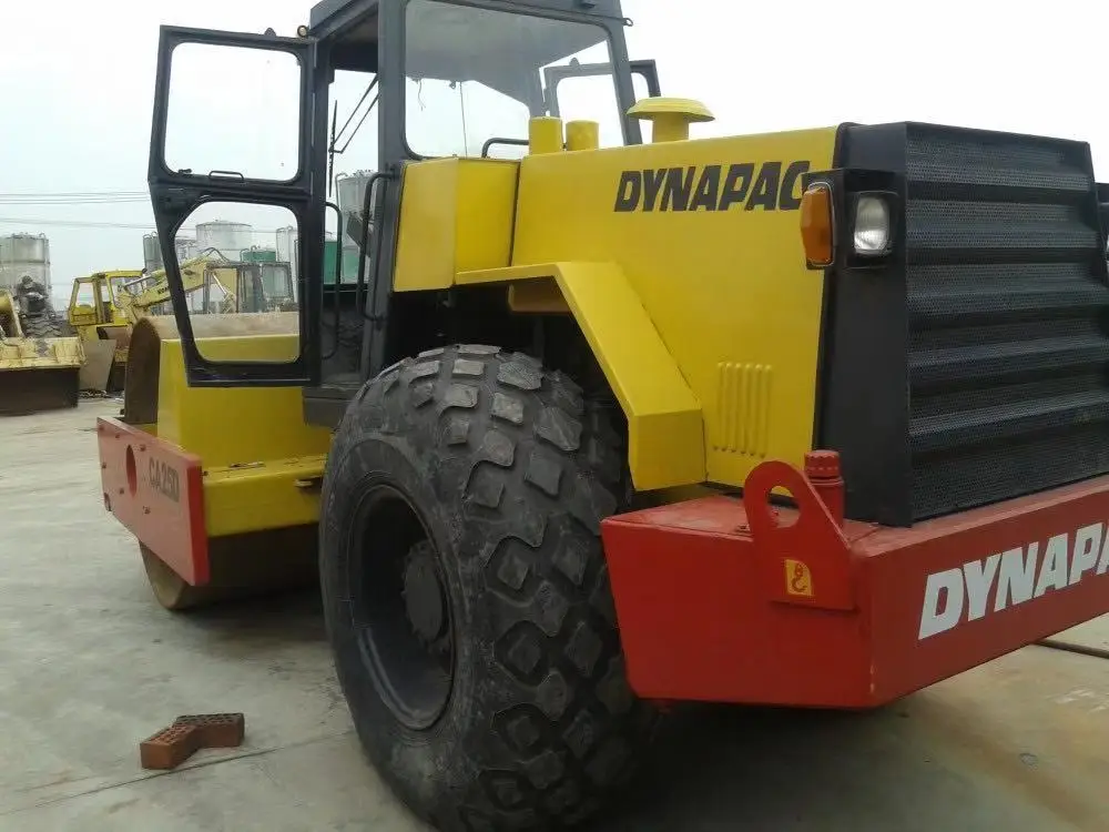 Cheap Used Dynapac CA251D/CA35D/CA30D/CA25D road roller used single trum tire roller
