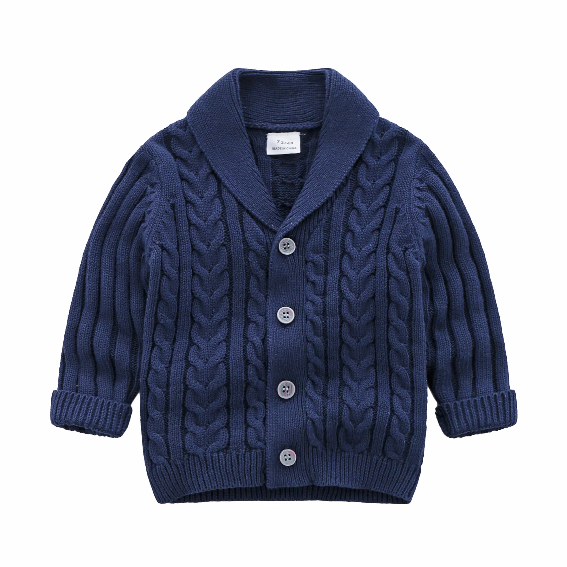 Baby Boy Clothes Newborn Baby Sweater Handsome Style Wool Cardigan Jackets Autumn Winter New Arrival Warm Children Clothing