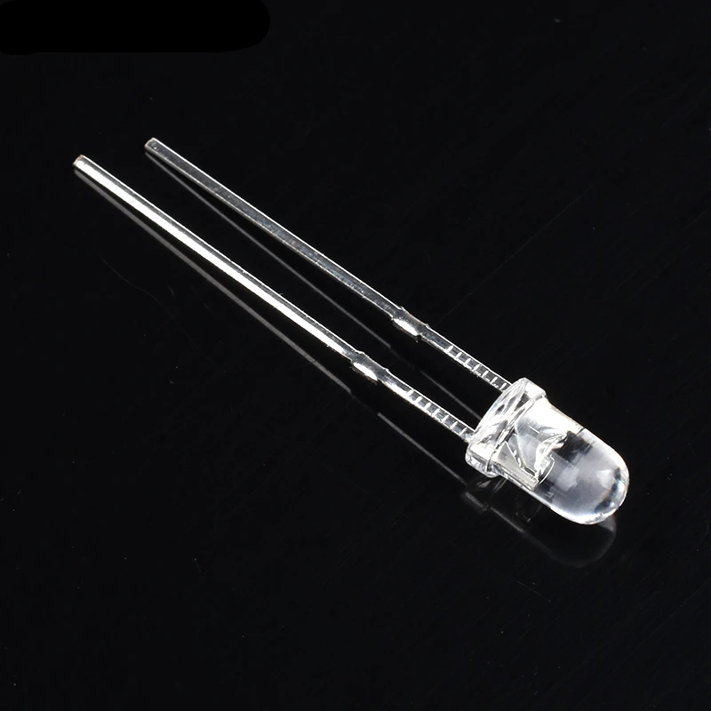 3MM LED diode round Clear F3 radial leds White/Green/Red/Blue/Yellow/Orange/Pink/Purple High quality