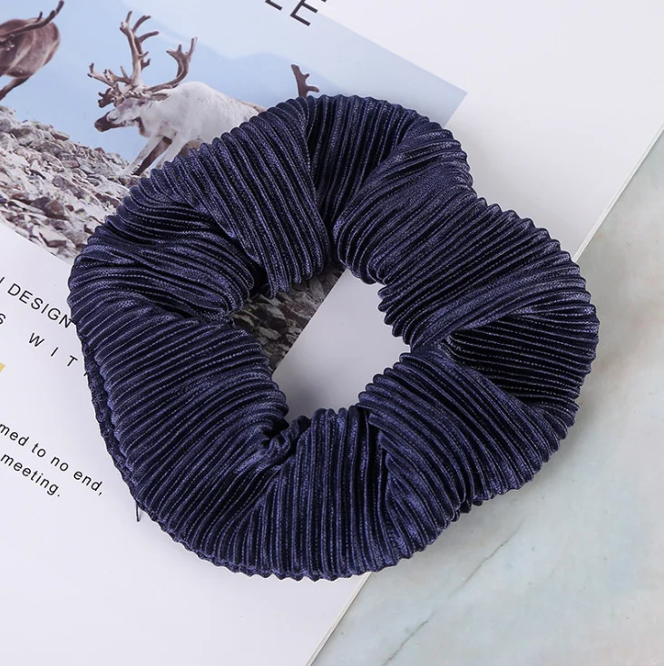 wrinkles satin scrunchies for hair