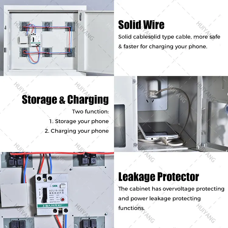 professional wholesale metal steel furniture storage phone mobile charger cabinet manufacturers
