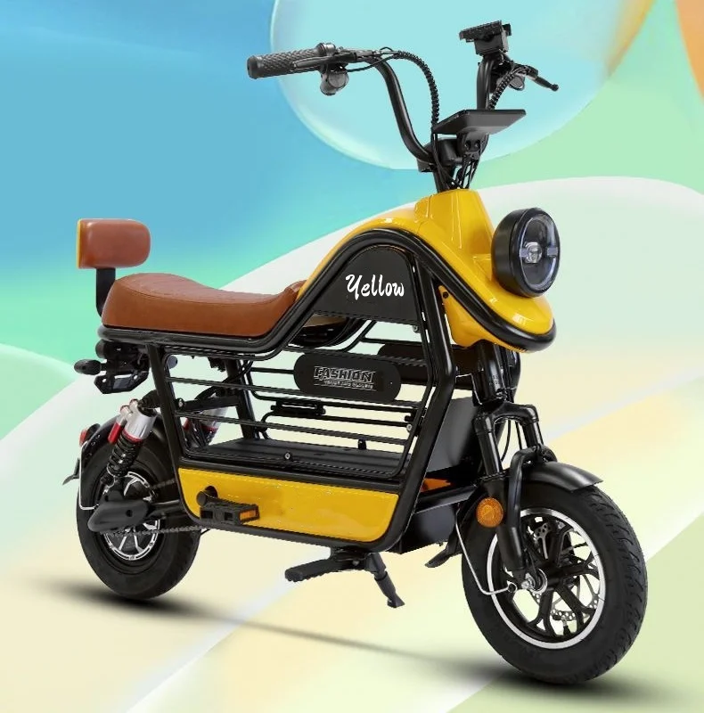 China New Type Electric Scooter 2 Seater 48v 350w Electric City Bike Bike  Electric Bicycle lead-acid lithium battery