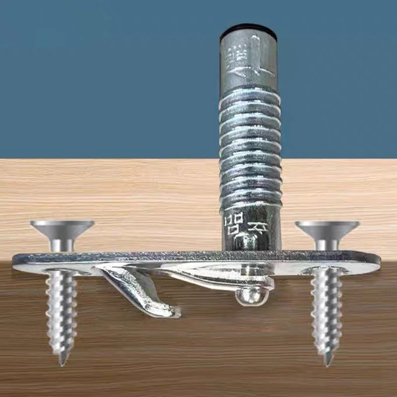 Fasteners Panel Hardware Assemble Nut Joint For Cabinet Bolt Cam Lock Fittings Wood 2 In 1 Furniture Screw Connector